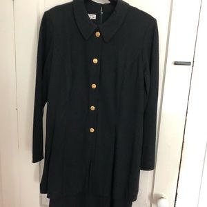 Talbots women’s black wool dress sz 12